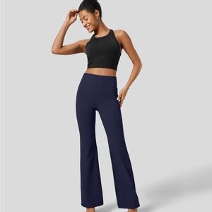 Halara high waisted, backside pocket, slight flare work pants